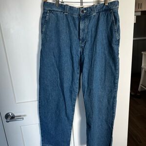 J. Crew Classic Trouser Denim 33/30 100% Cotton
